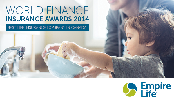 Empire Life was just recognized as the Best Life Insurance Company in Canada for 2014 in the World Finance annual awards.