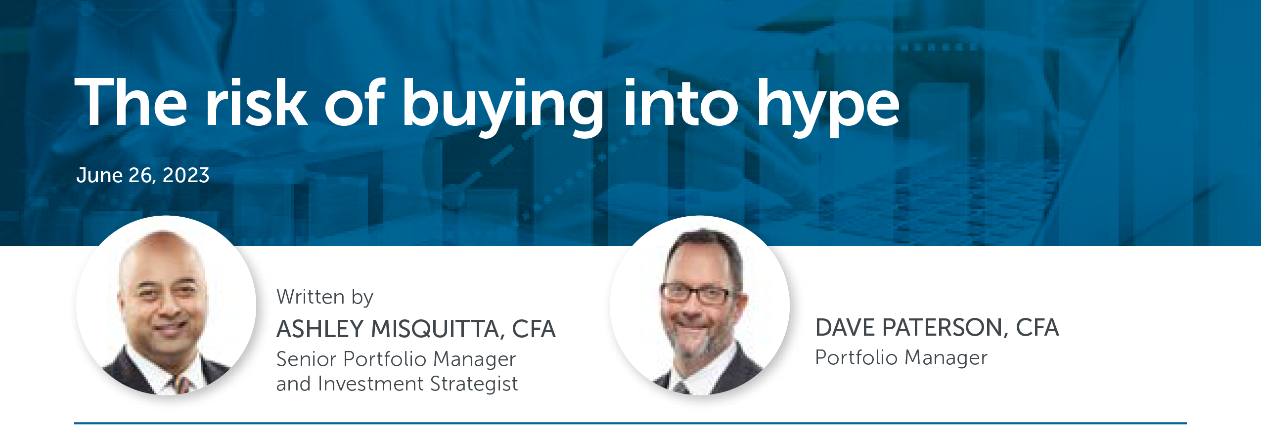 The risk of buying into hype