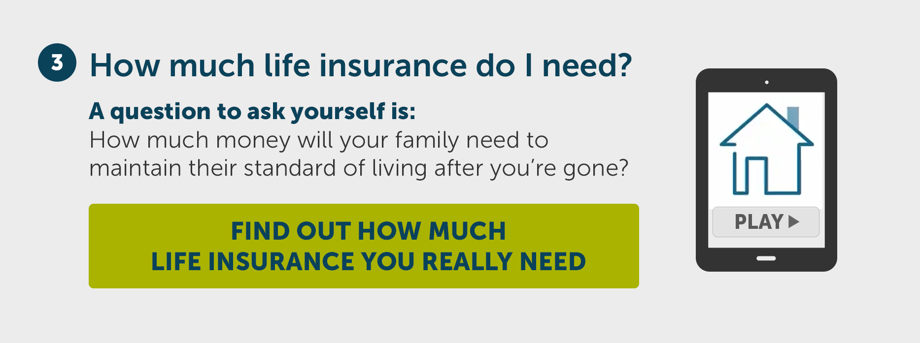 How much life insurance do I need?