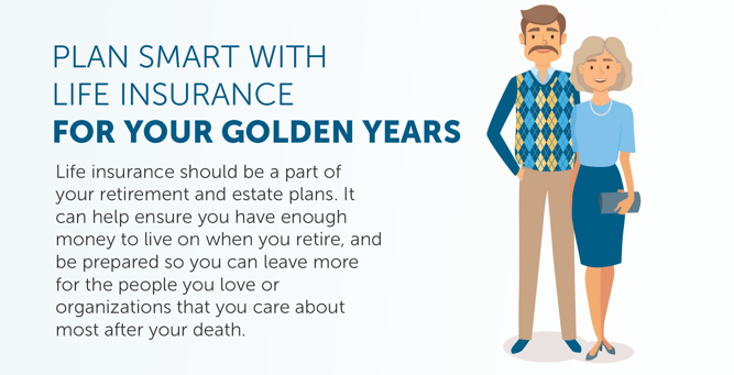 Plan smart with life insurance for your golden years header image